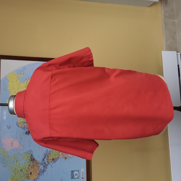 Zenformen professionnal Casual Button Down men Dress Shirt short sleeves red - Picture 6 of 15